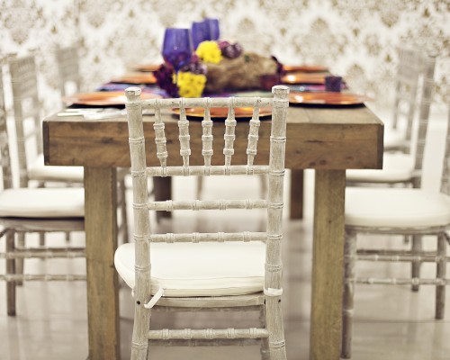 Decoración para una boda hippie